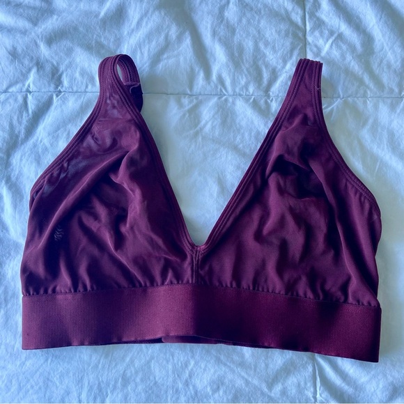 Parade Burgundy Mesh Bralette 32DD - Picture 7 of 10